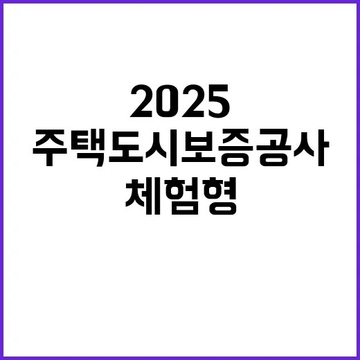 2025년 상반기 주택도시보증공사 체험형 청년인턴 채용공고