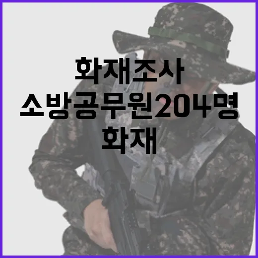 소방공무원 204명…