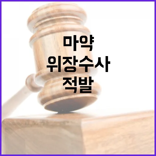 마약 유통 수사팀 …