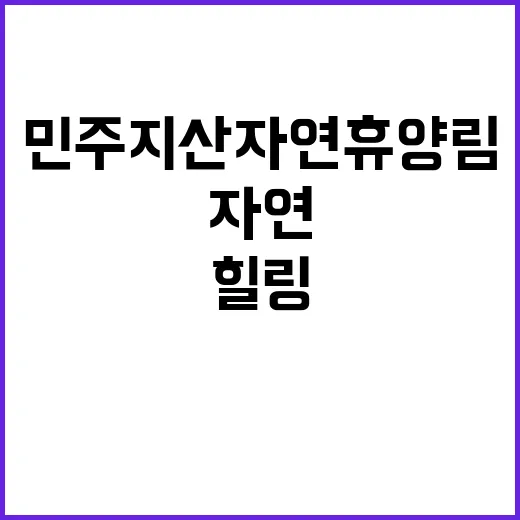 민주지산자연휴양림