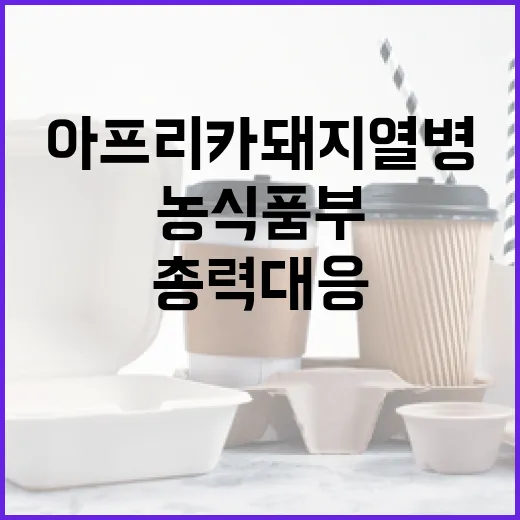 아프리카돼지열병 발생…농식품부 총력 대응 중!