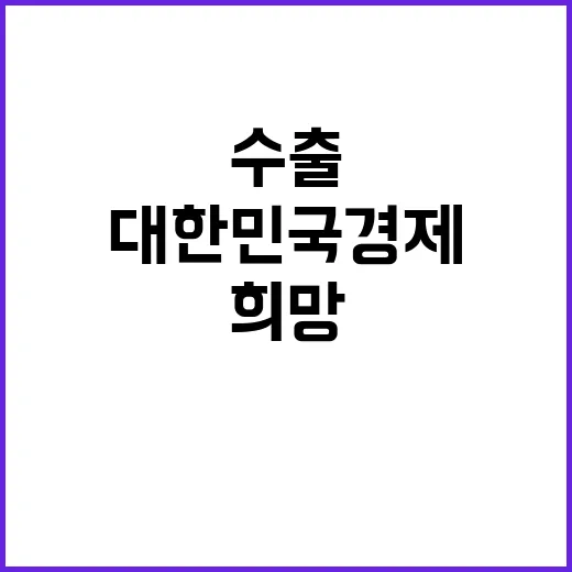 수출 증가, 대한민…