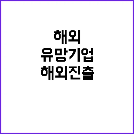 유망 기업 해외 진…