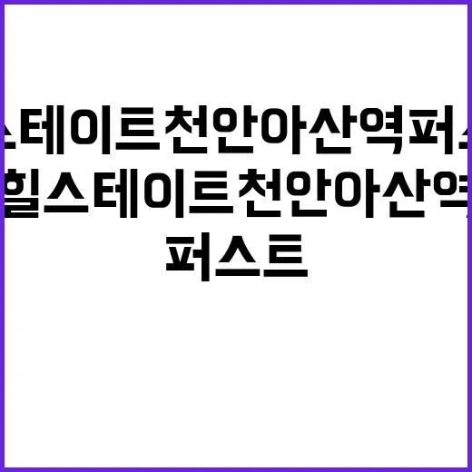 현대힐스테이트 천안…