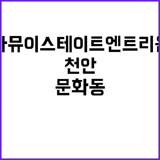 천안 문화동 까뮤이…