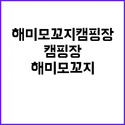 해미 모꼬지 캠핑장