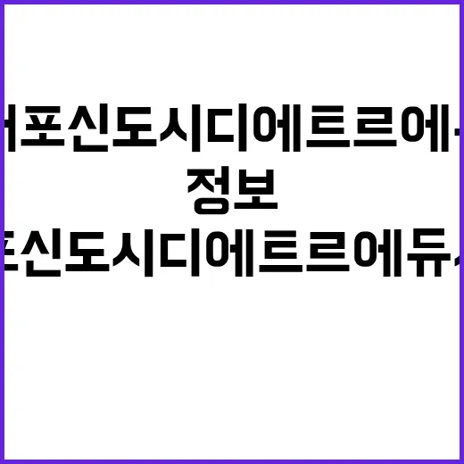 충남내포신도시 디에트르 에듀시티 청약 정보 공개!