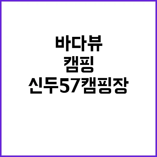 신두57캠핑장A구역…