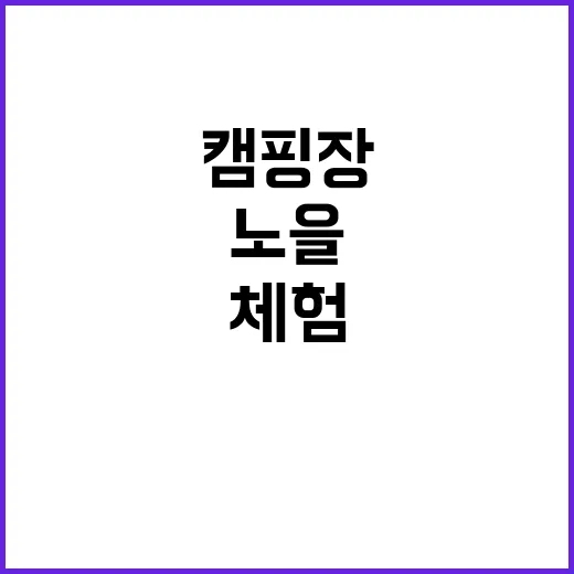 노을빛바다 캠핑장B…