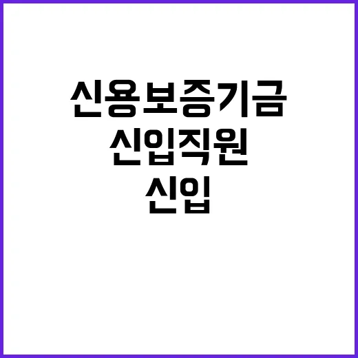 신용보증기금 정규직…