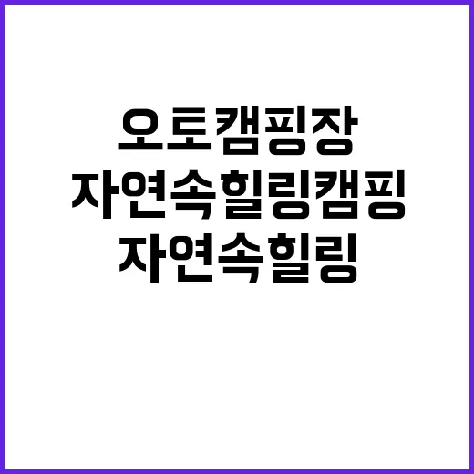 무창포오토캠핑장 자…