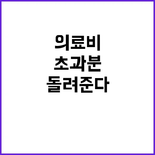 의료비 돌려준다 초…