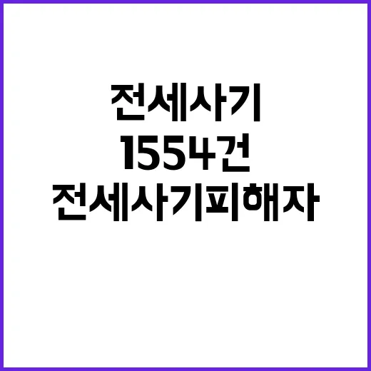 전세사기피해자 1554건 가결 소식에 관심 집중!