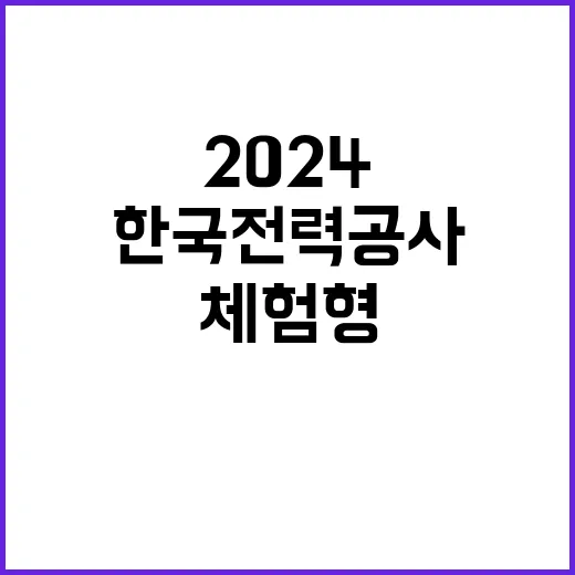 2024년 2차 장애인 체험형인턴 채용공고[대전세종충남본부]