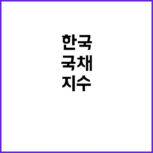 채권지수 한국 국채…