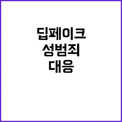 딥페이크 성범죄 교육부의 대응 전격 공개!