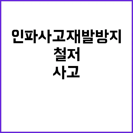 인파사고 재발 방지 행안부의 철저 대응 방안!