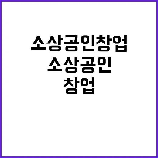 소상공인 창업 임차…