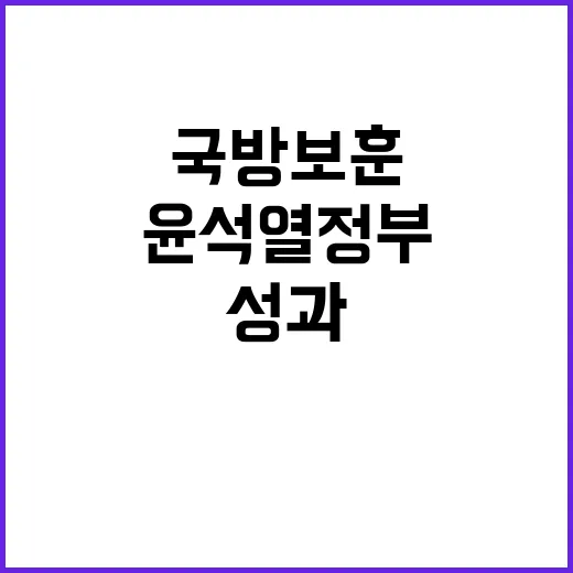 윤석열 정부 국방보…