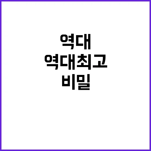 김 역대 최고 수출액 이면의 숨겨진 비밀!