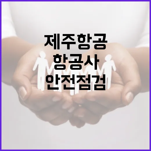 제주항공 사고기 항공사 안전점검 완료 보고!