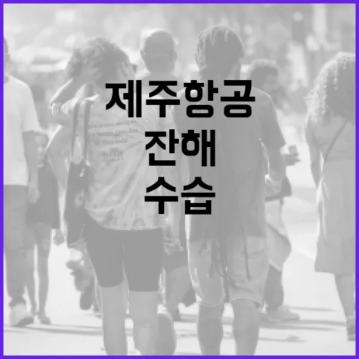 제주항공 잔해 수습 완료 18일 추모식 개최!