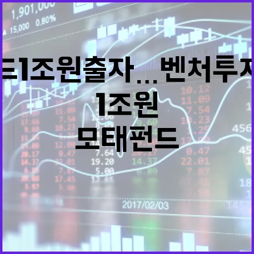 모태펀드 1조원 출자…벤처투자 선순환 시작!