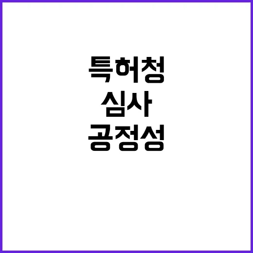 특허청 심사 공정성…