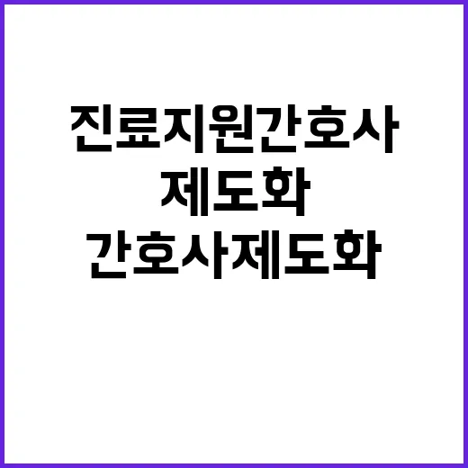 복지부 진료지원간호…