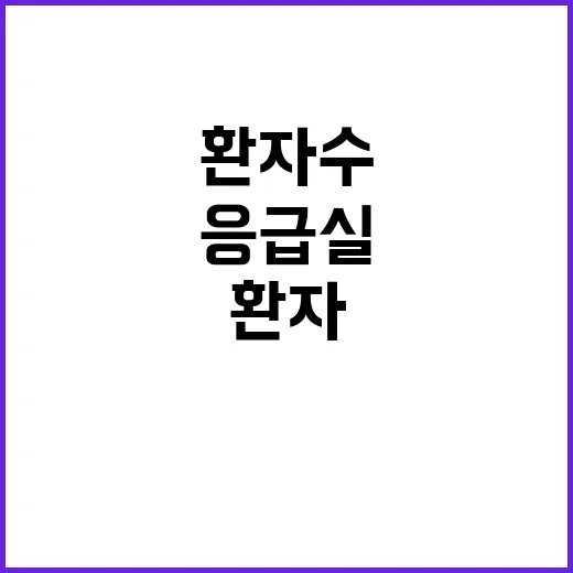 응급실 사망환자 수…