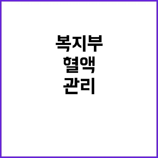 혈액 보유량 공급량…