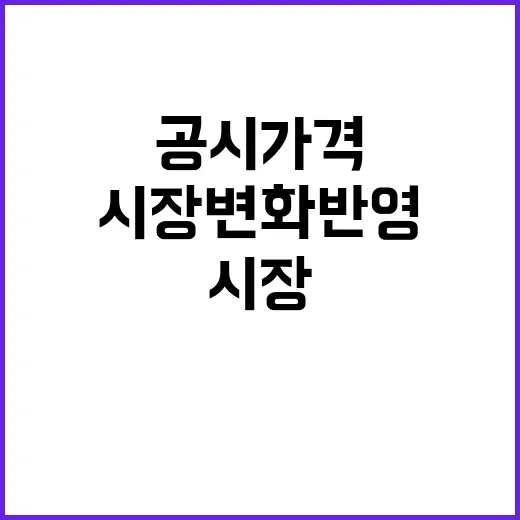 공시가격 변화 시장…