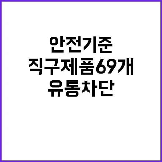 직구 제품 69개 …