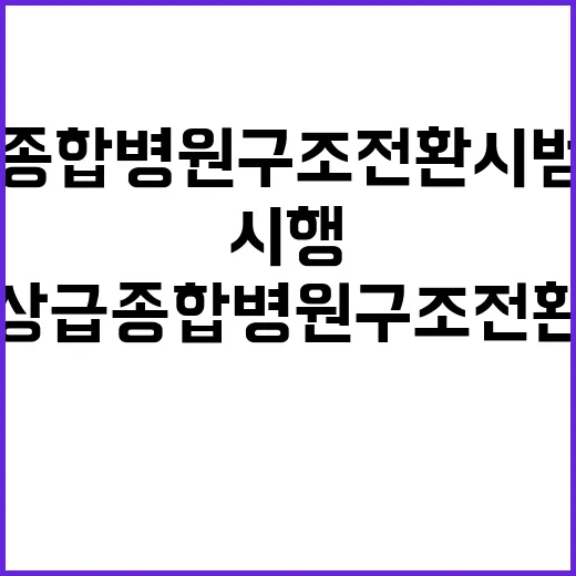 상급종합병원 구조전…