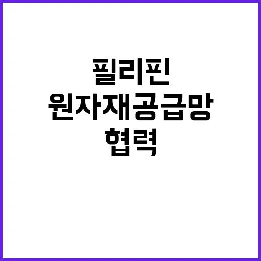 원자재 공급망 필리…