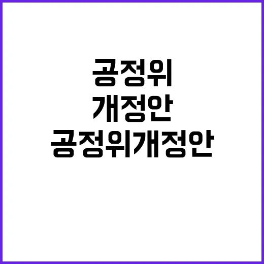 정확한 사실 공정위…