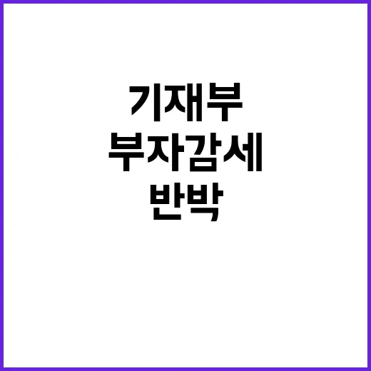 부자감세 논란 기재…