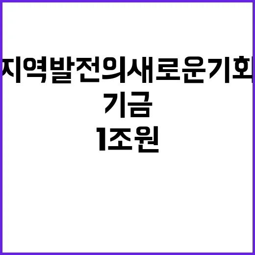 기금 내년 1조원 …