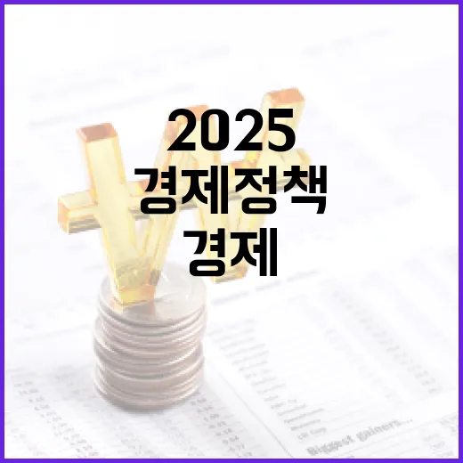 2025 경제정책 미래 대비 전략 공개!