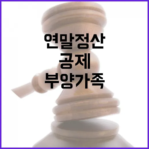 연말정산 서비스 소득초과 부양가족 공제 차단!