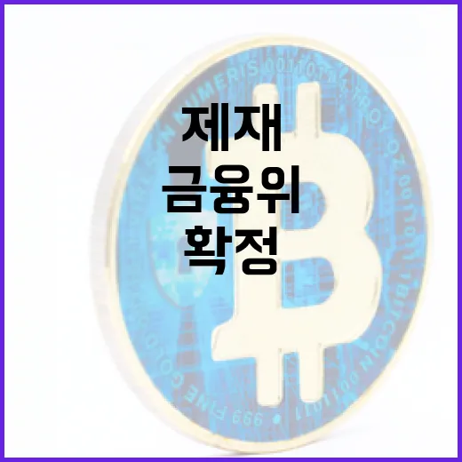 업비트 금융위 제재 관련 확정 소식은 없다!