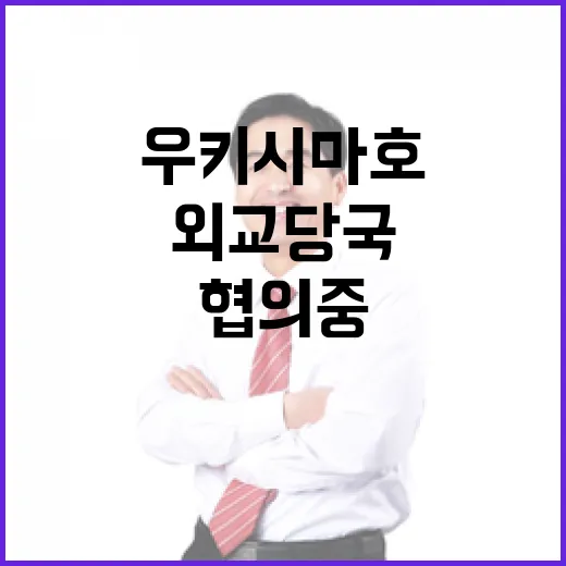 우키시마호 외교당국 협의 중 사실은 이것이다!