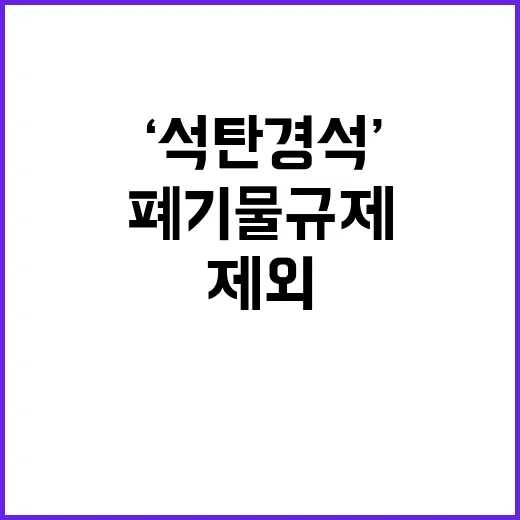 ‘석탄 경석’ 활성…