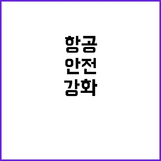 마약 검사 확대 항공편 안전 강화의 새로운 전환!