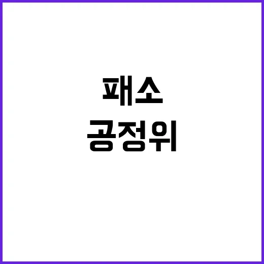 공정위 “패소 감소…