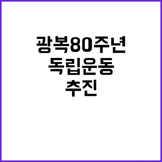 국가유산청 “광복 …