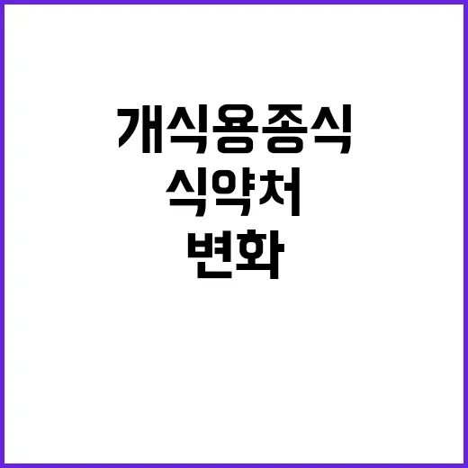 개식용종식 식약처의…