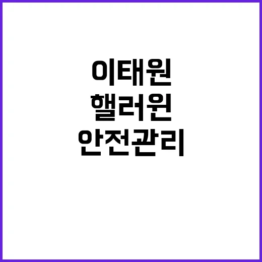 핼러윈 특별대책 이…