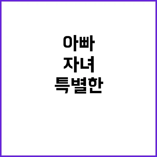 아빠들의 자녀와의 …