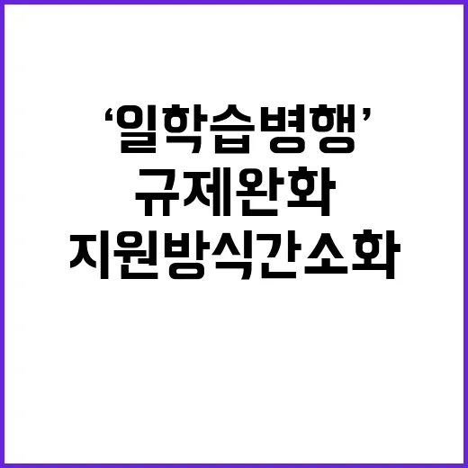 ‘일학습병행’ 규제…